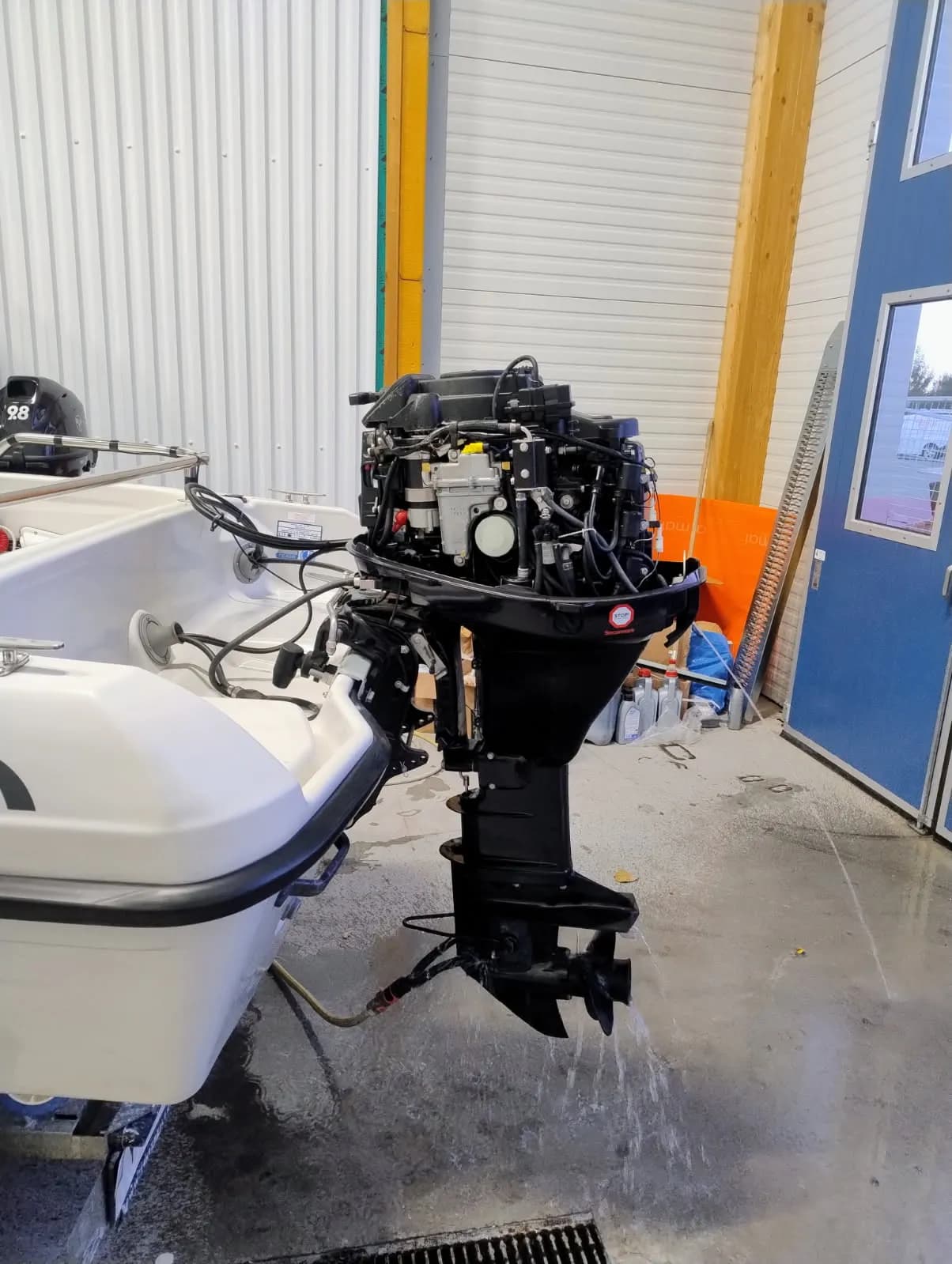 Motorspolning höger